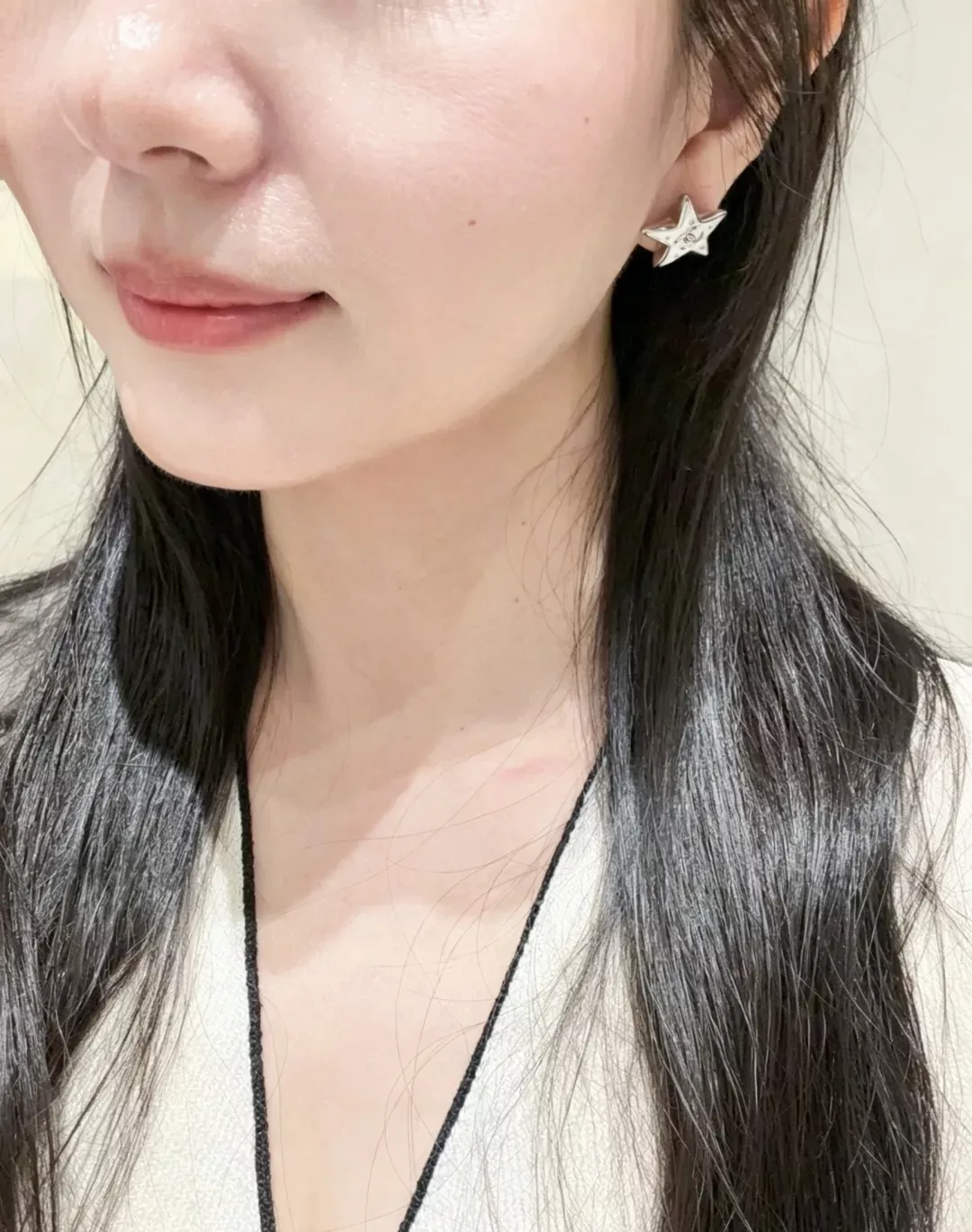 샤넬 에나멜 스타 장식 귀걸이 상세 이미지 7