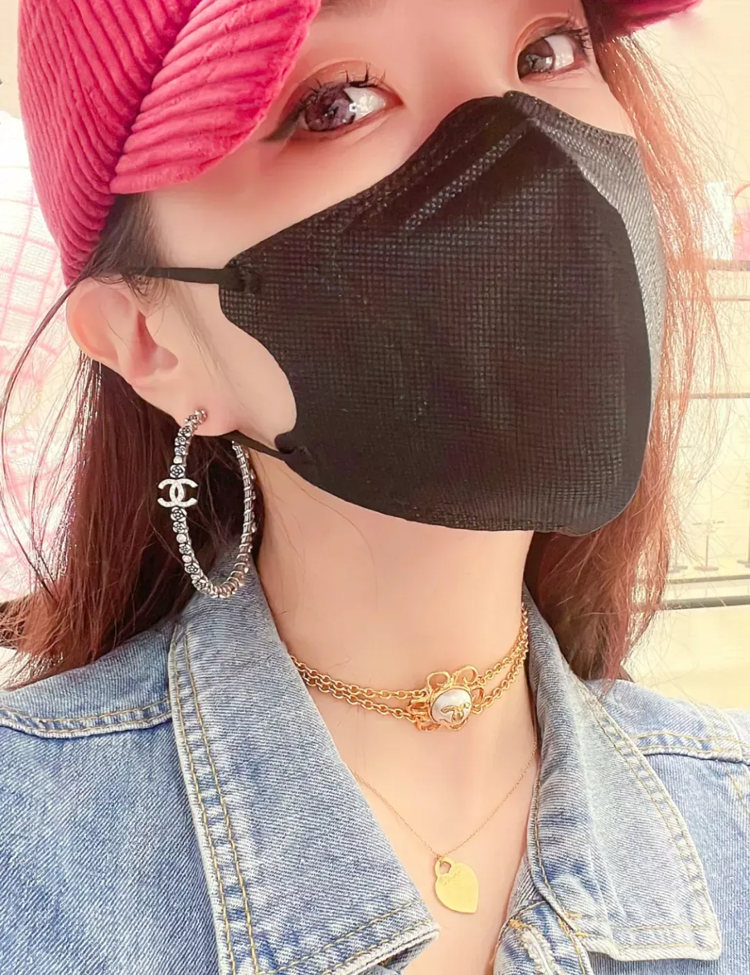 샤넬 빈티지 더블씨 플라워 목걸이 상세 이미지 7