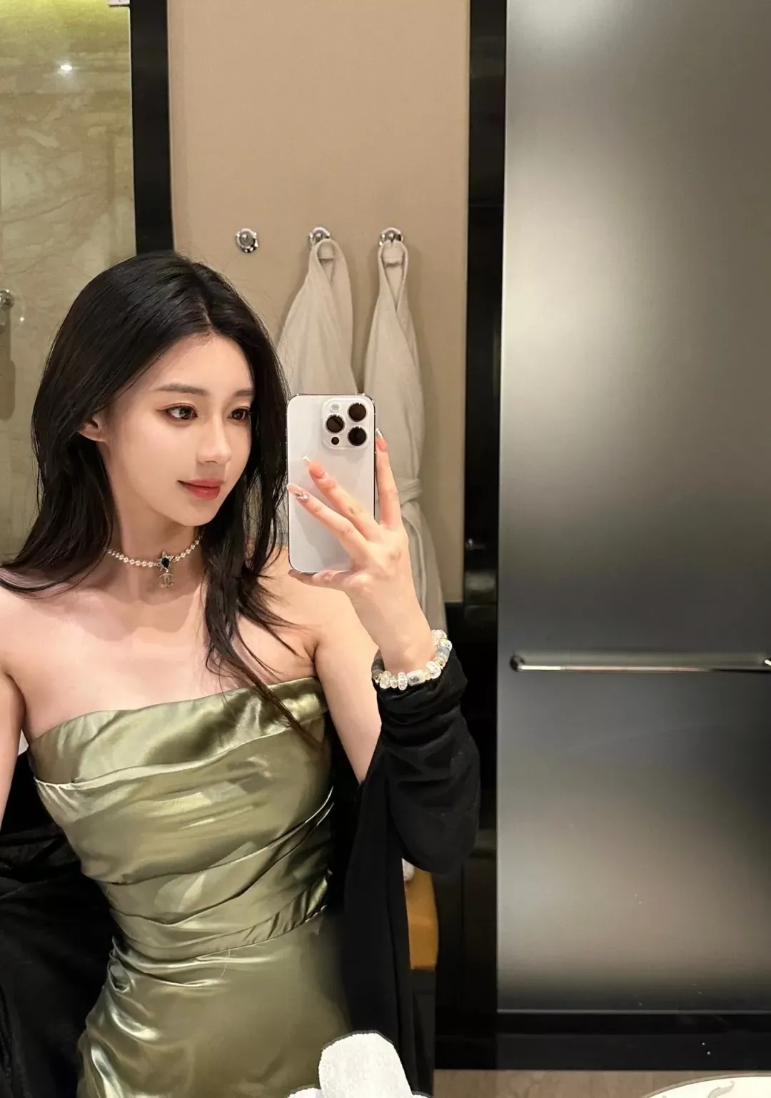 샤넬 진주 별 펜던트 초커 상세 이미지 19