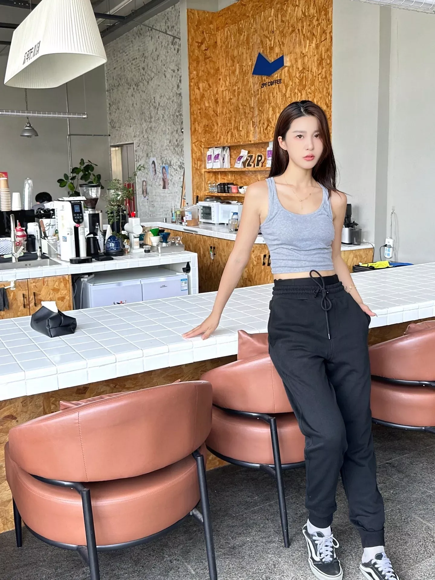 버버리 체크 포켓 조거 남녀공용 트레이닝 팬츠 상세 이미지 12