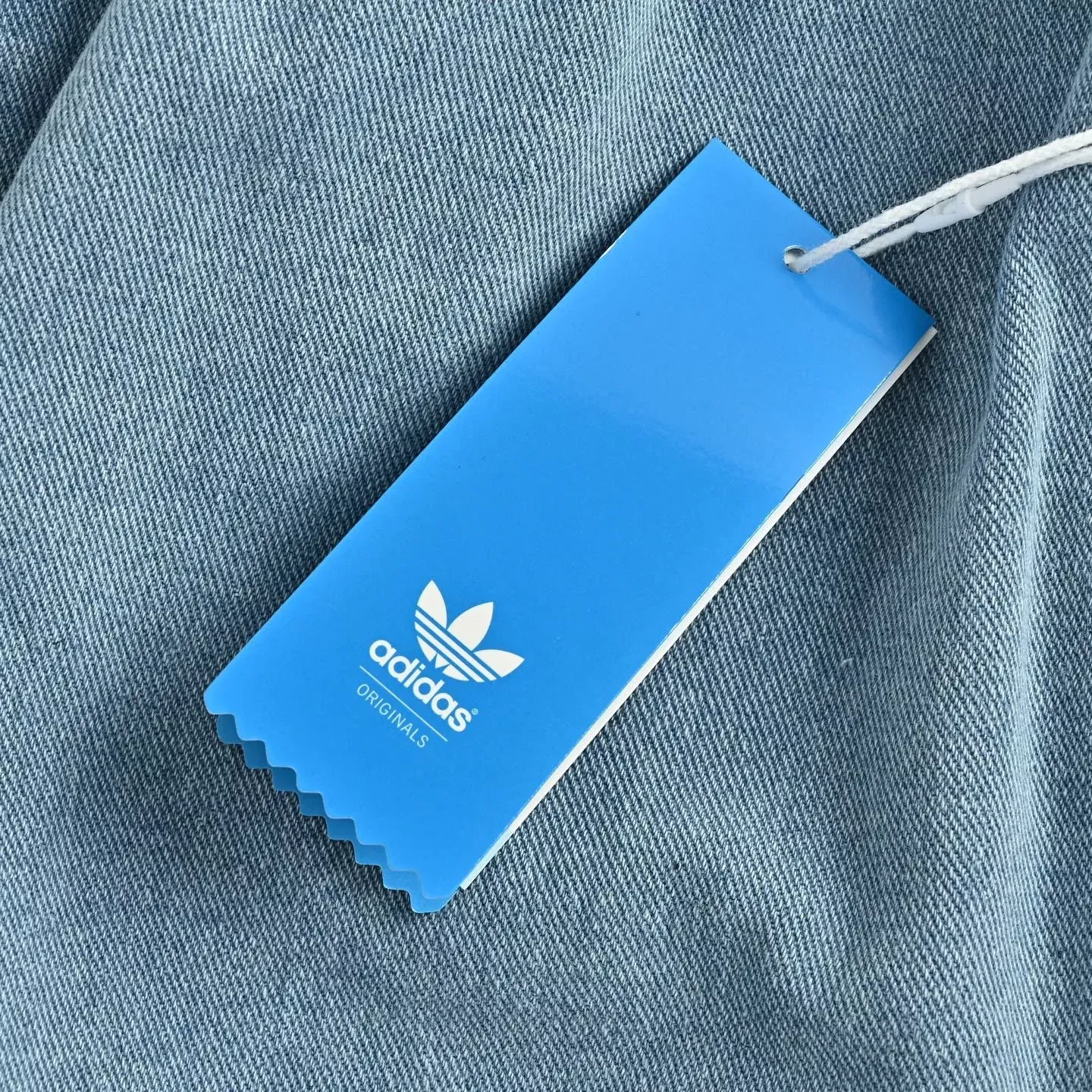 아디다스 삼선 자수 스트레이트 남녀공용 데님 팬츠 상세 이미지 6