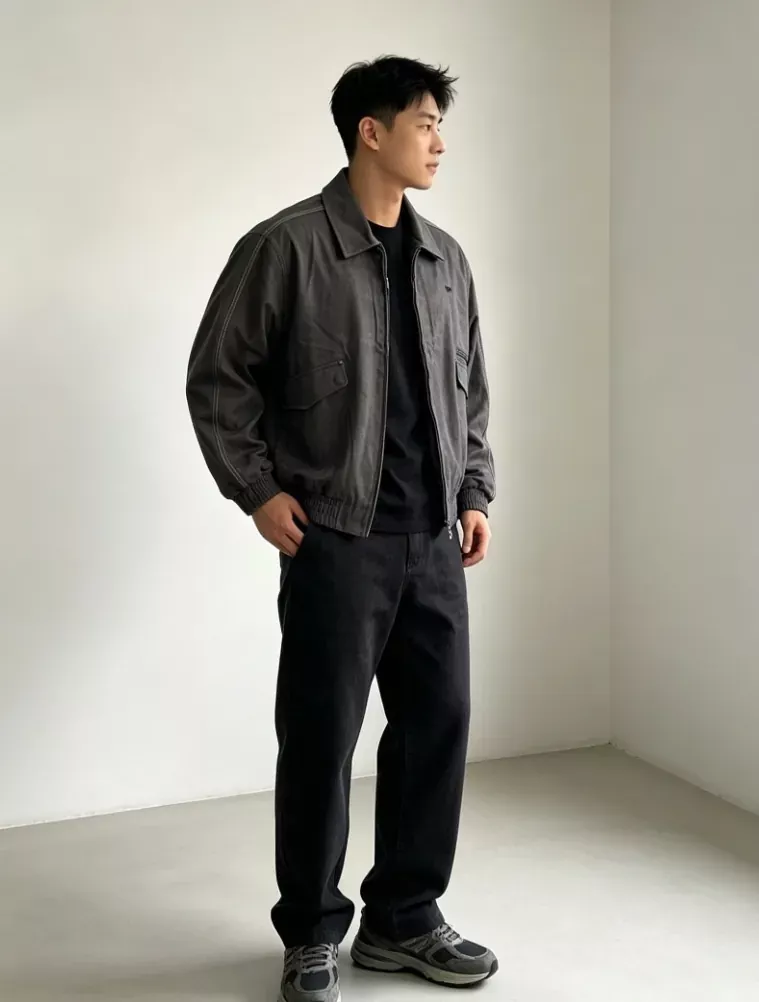 아디다스 금속 로고 해체 디자인 남녀공용 집업 재킷 상세 이미지 17