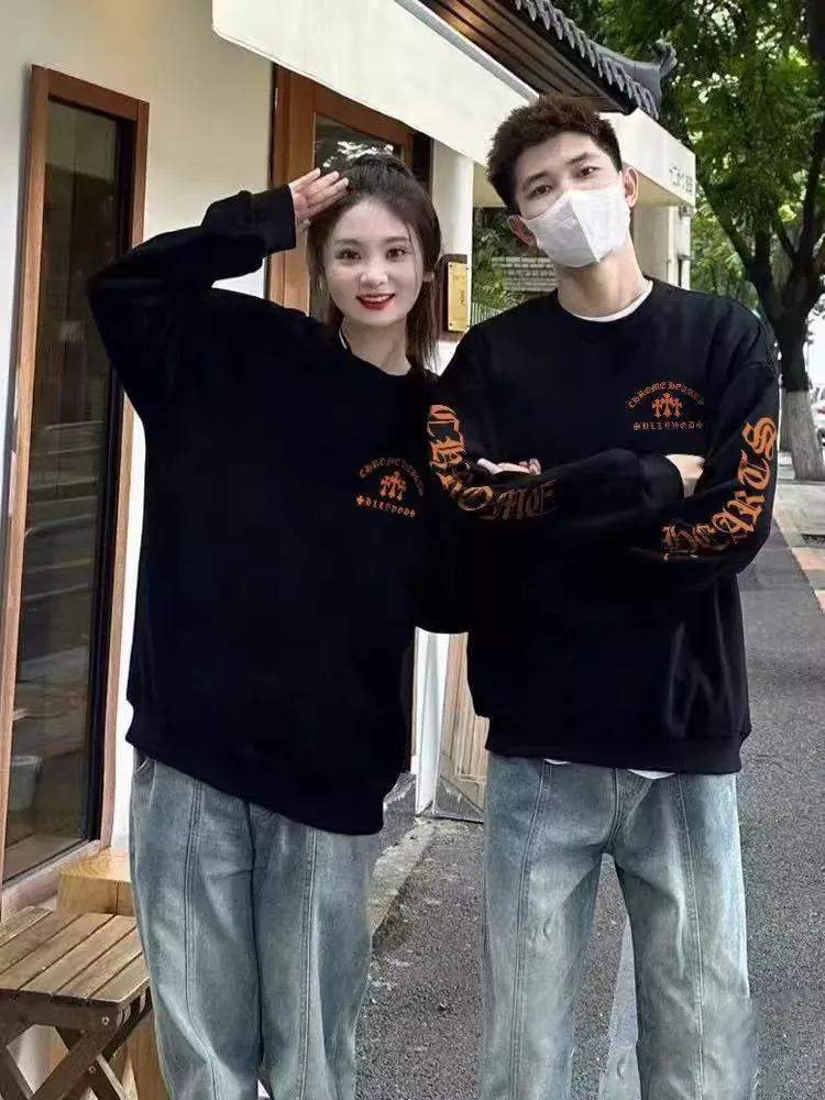 크롬하츠 포켓 십자가 프린트 남녀공용 긴소매 티셔츠 상세 이미지 14