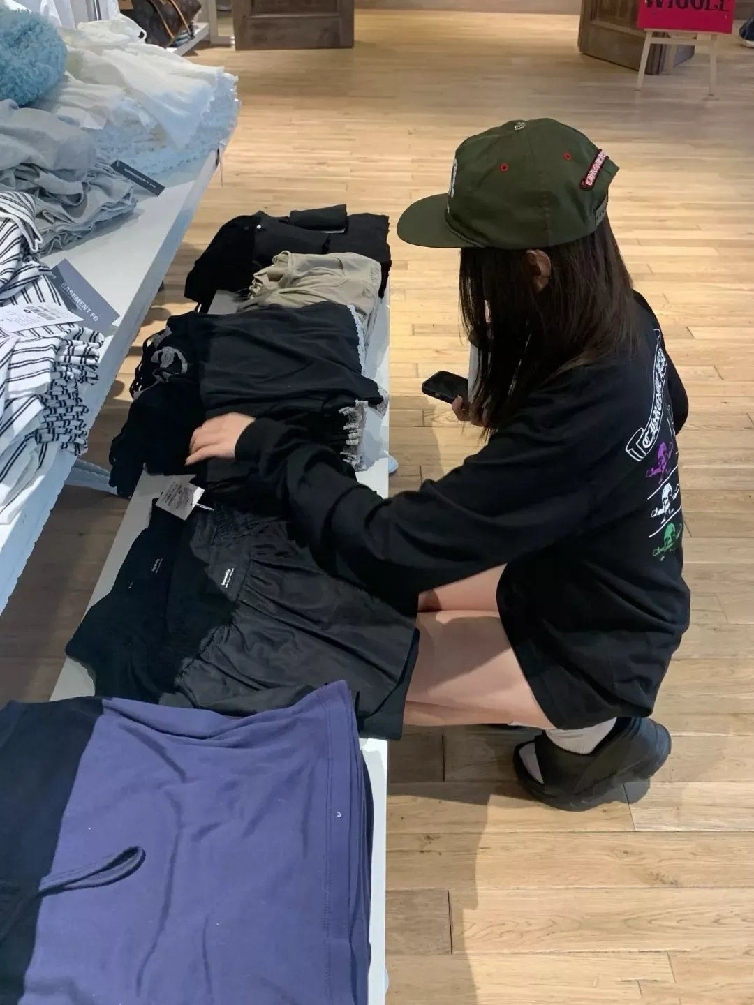 크롬하츠 해골 프린트 오버핏 남녀공용 긴소매 티셔츠 상세 이미지 20