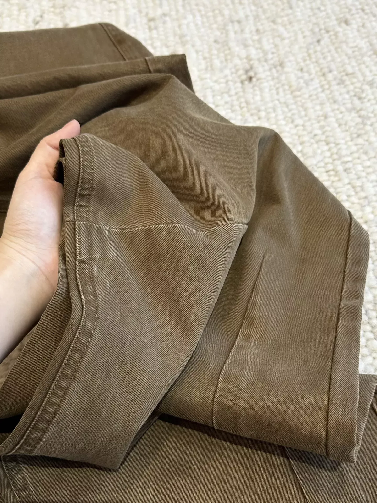 브루넬로쿠치넬리 커브드 절개 텐셀 혼방 여성용 데님 팬츠 상세 이미지 63