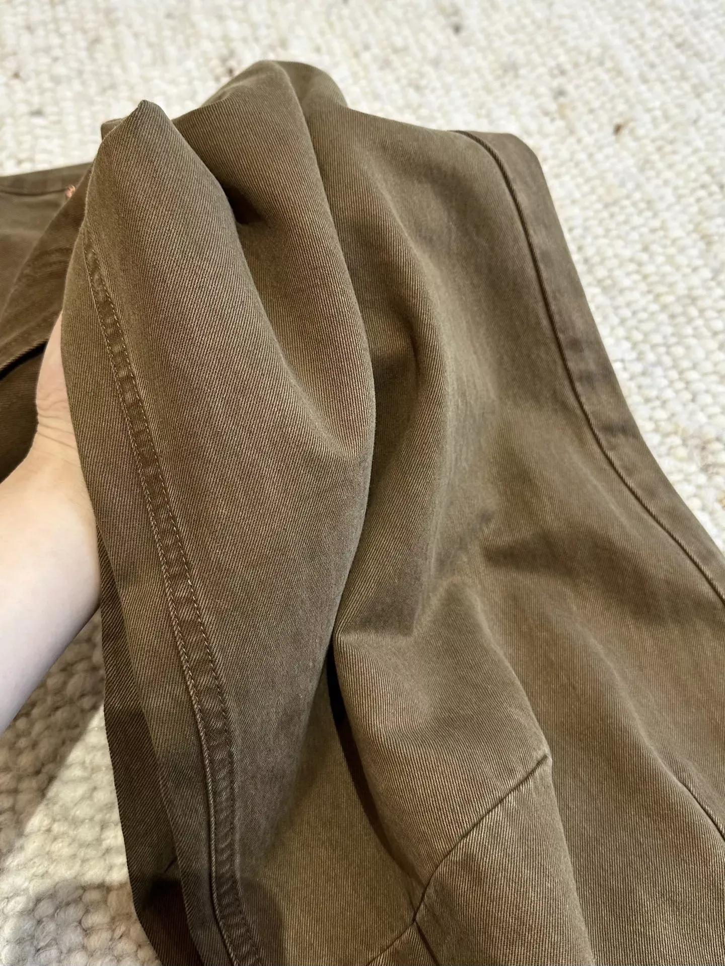 브루넬로쿠치넬리 커브드 절개 텐셀 혼방 여성용 데님 팬츠 상세 이미지 64