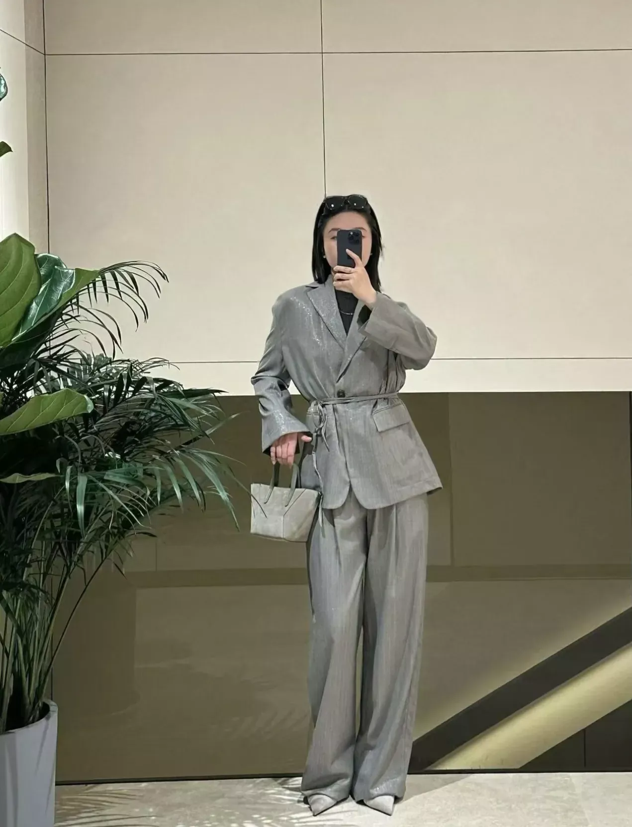 브루넬로쿠치넬리 벨트형 울 혼방 여성용 정장 세트 상세 이미지 21