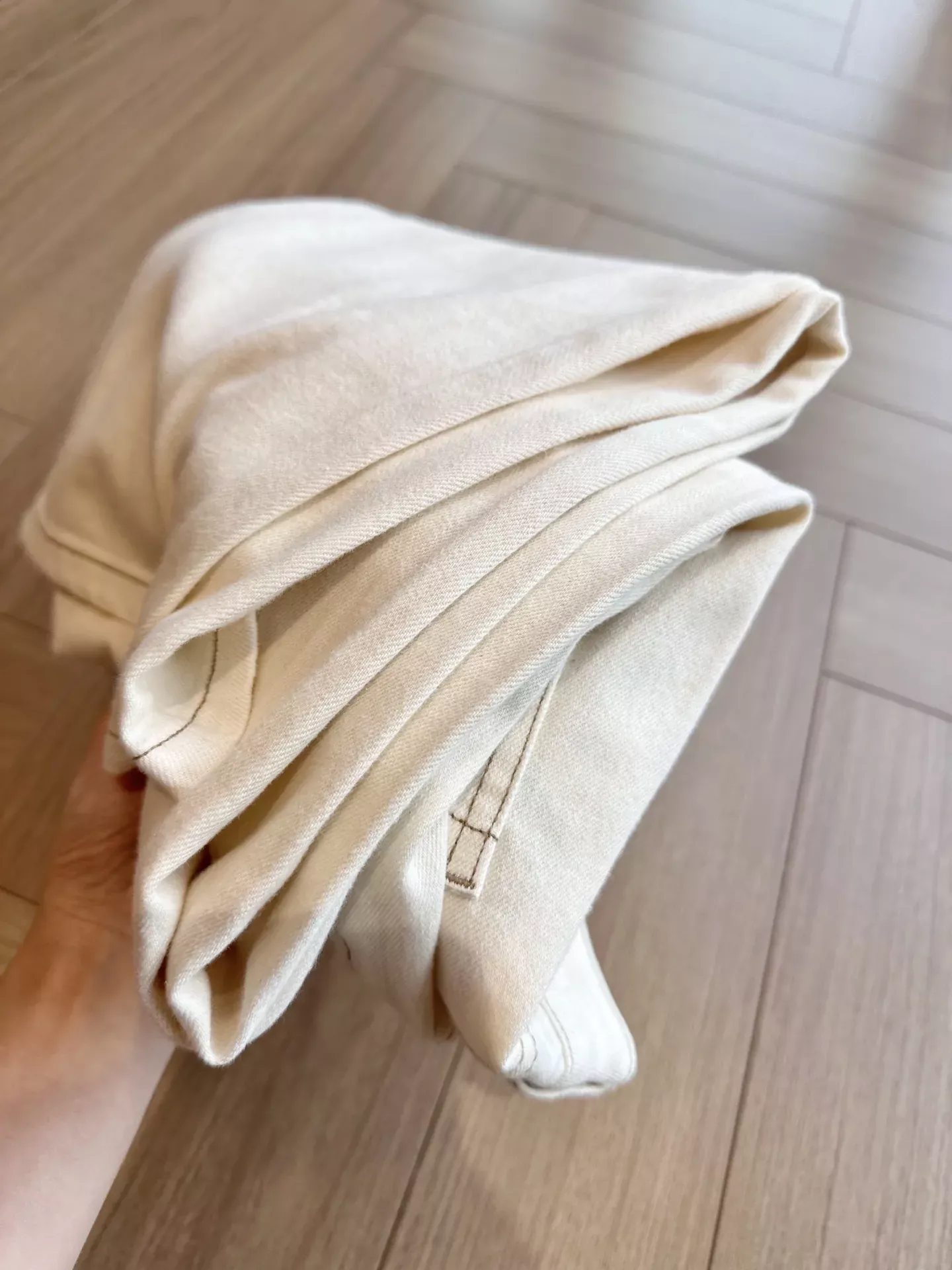 브루넬로쿠치넬리 화이트 아세테이트 여성용 데님 팬츠 상세 이미지 44