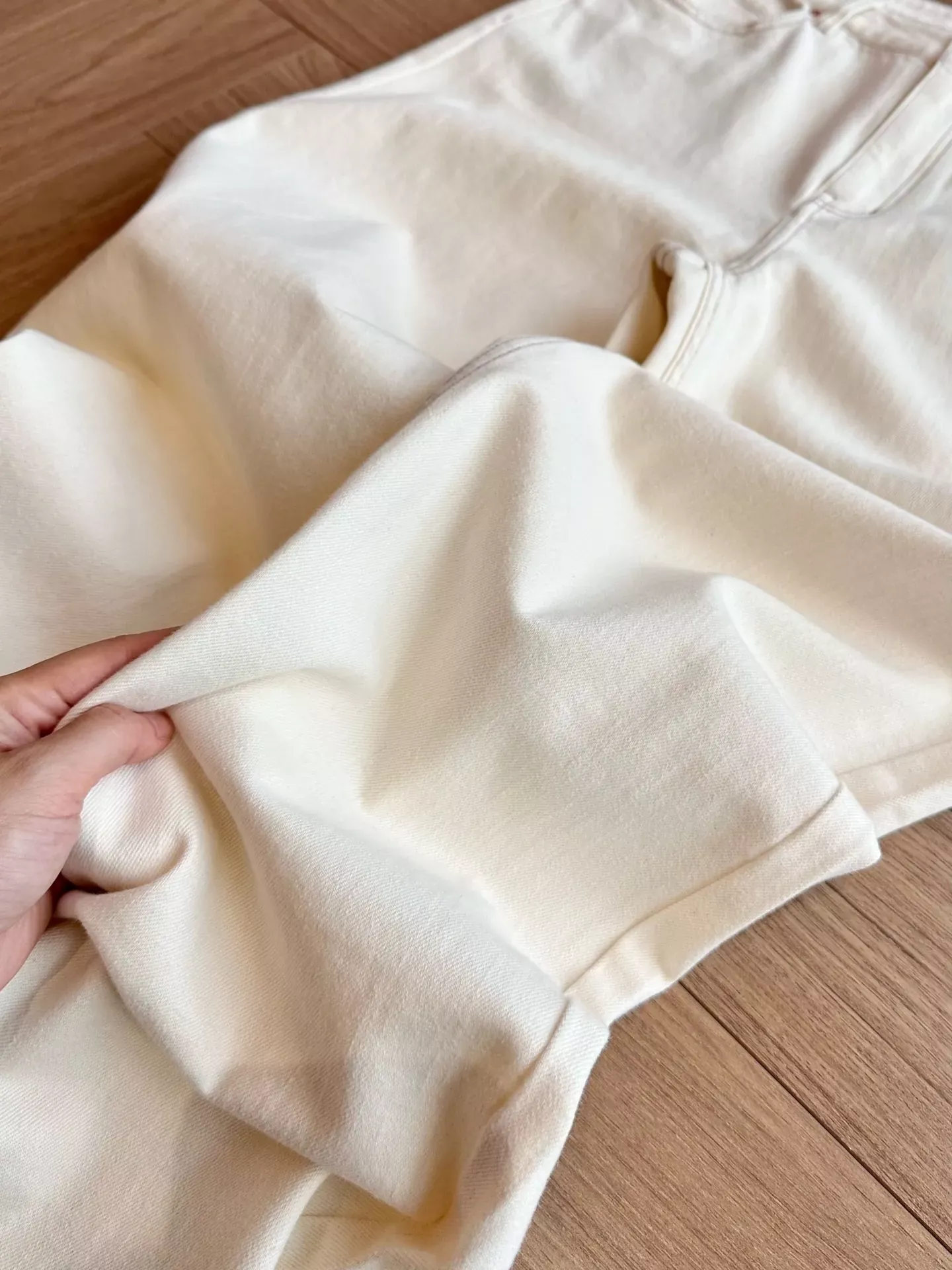 브루넬로쿠치넬리 화이트 아세테이트 여성용 데님 팬츠 상세 이미지 54