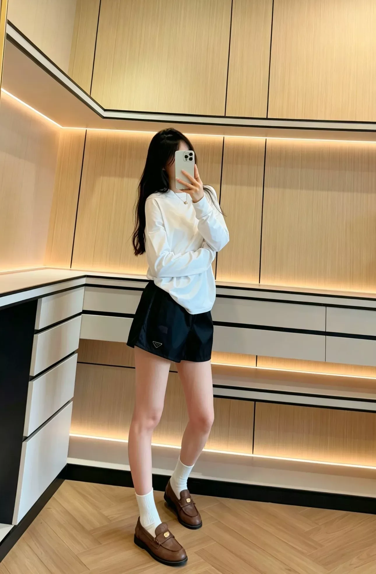 더로우 피마 코튼 베이직 여성용 긴소매 티셔츠 상세 이미지 59