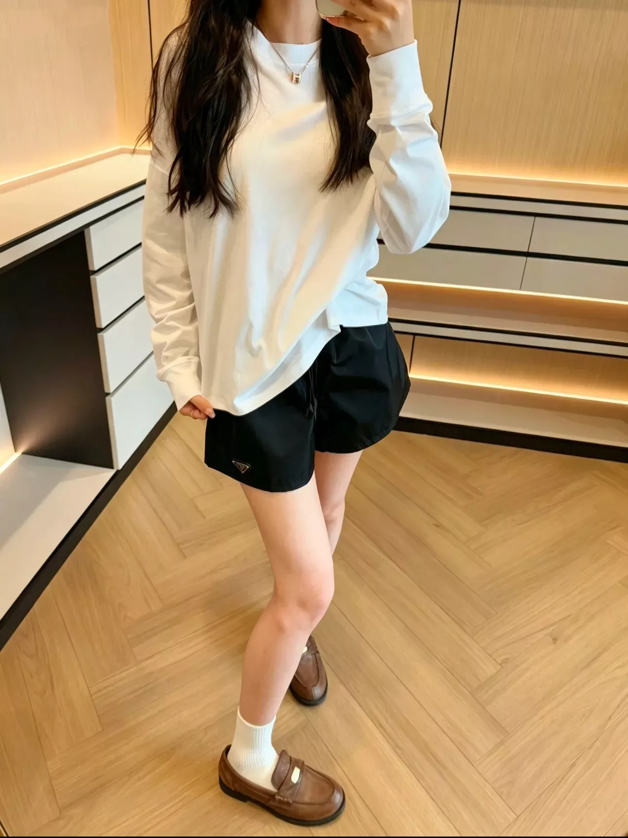 더로우 피마 코튼 베이직 여성용 긴소매 티셔츠 상세 이미지 60