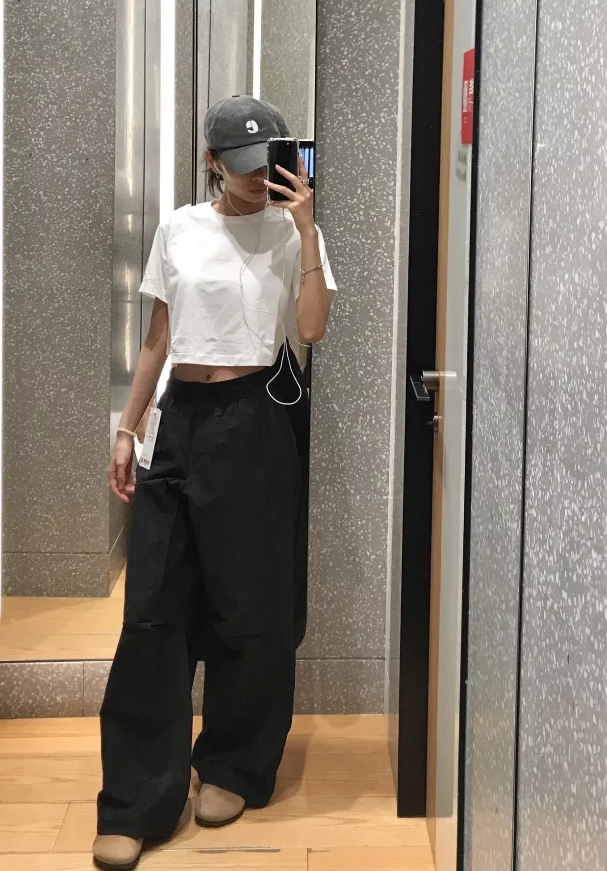 룰루레몬 크링클 나일론 와이드 여성용 캐쥬얼 팬츠 상세 이미지 92