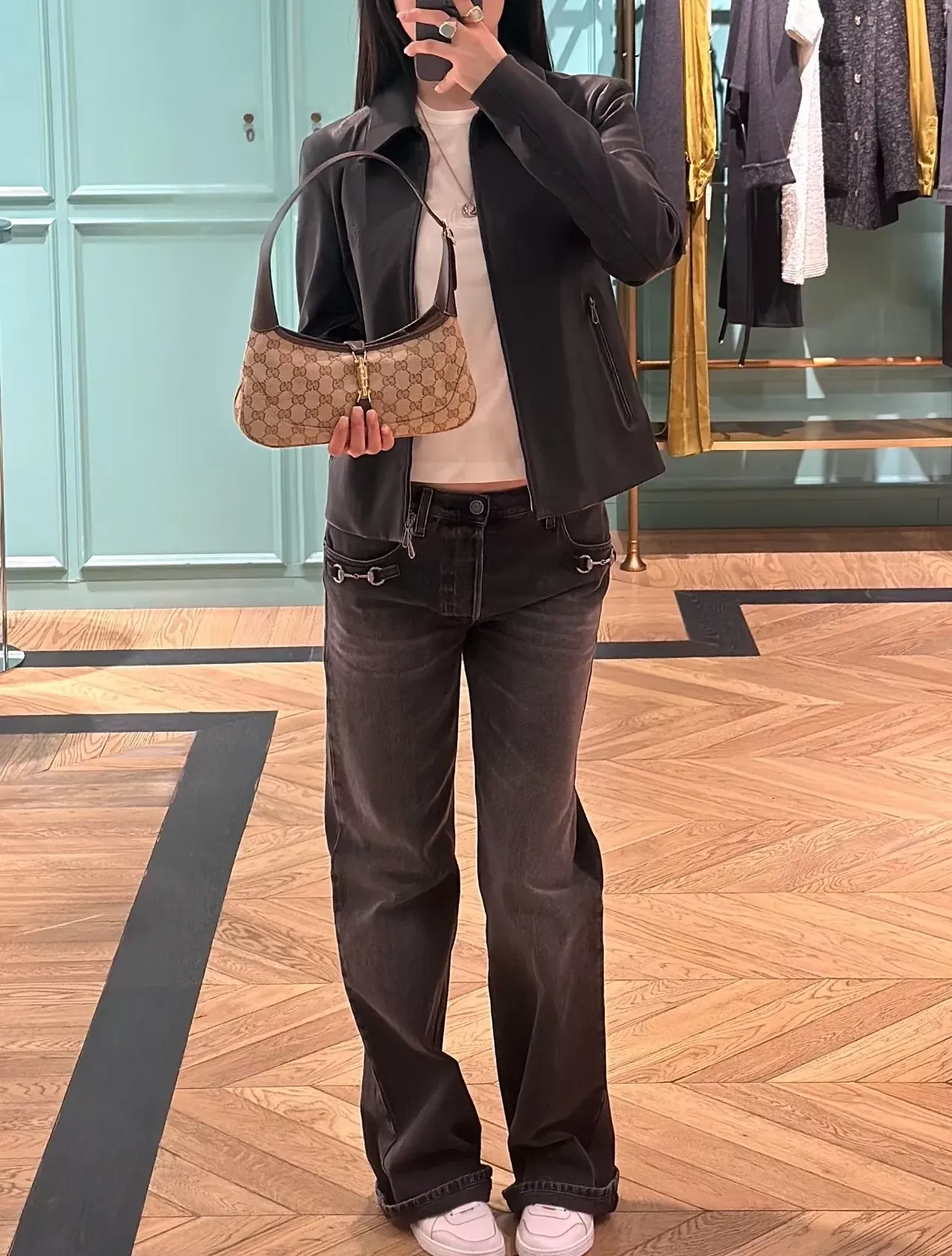 구찌 빈티지 워싱 여성용 데님 팬츠 상세 이미지 83