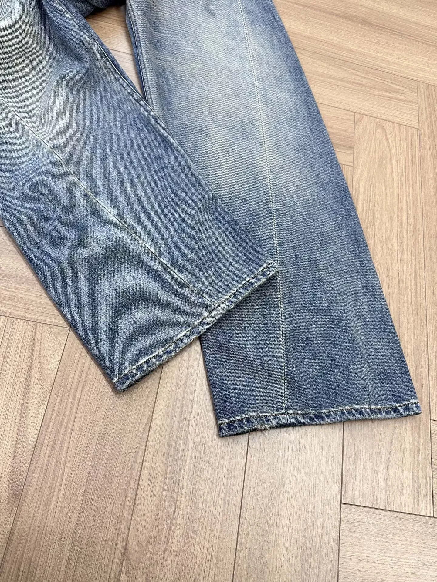 메종마르지엘라 빈티지 워싱 와이드 여성용 데님 팬츠 상세 이미지 17