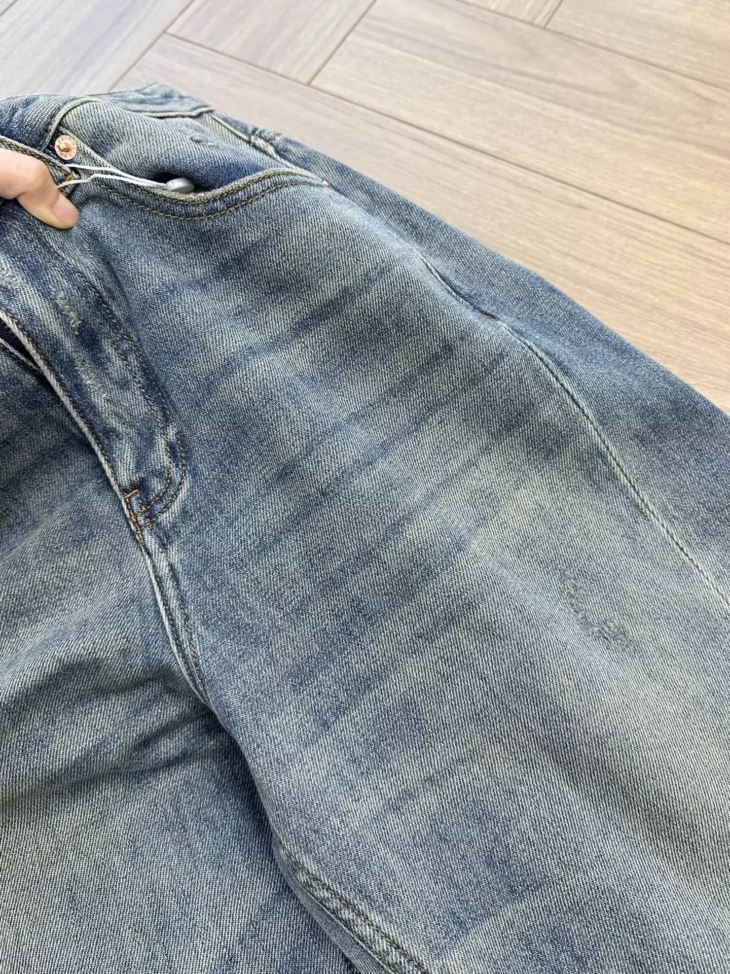 메종마르지엘라 빈티지 워싱 와이드 여성용 데님 팬츠 상세 이미지 44