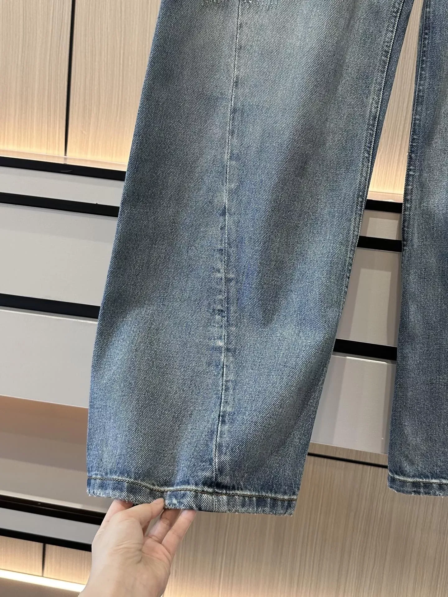 메종마르지엘라 빈티지 워싱 와이드 여성용 데님 팬츠 상세 이미지 6