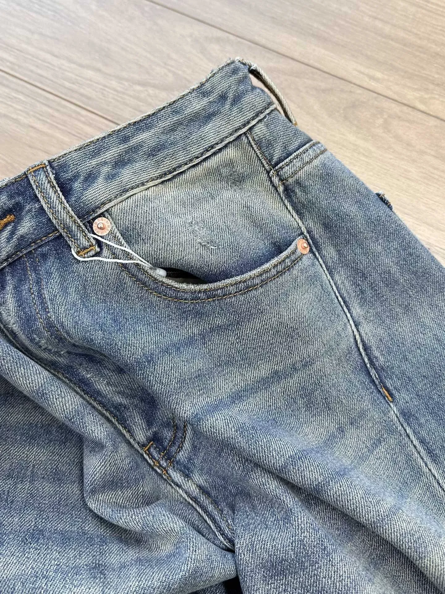 메종마르지엘라 빈티지 워싱 와이드 여성용 데님 팬츠 상세 이미지 68