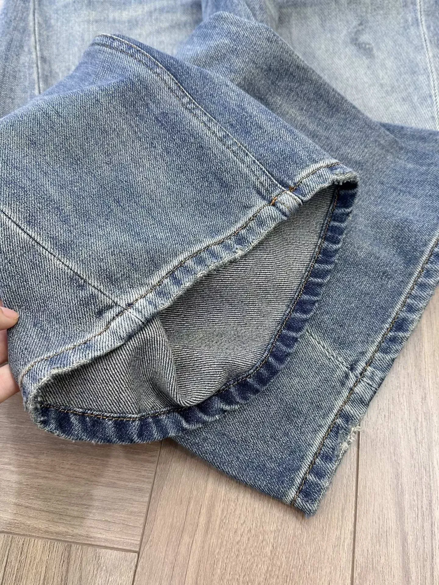 메종마르지엘라 빈티지 워싱 와이드 여성용 데님 팬츠 상세 이미지 71
