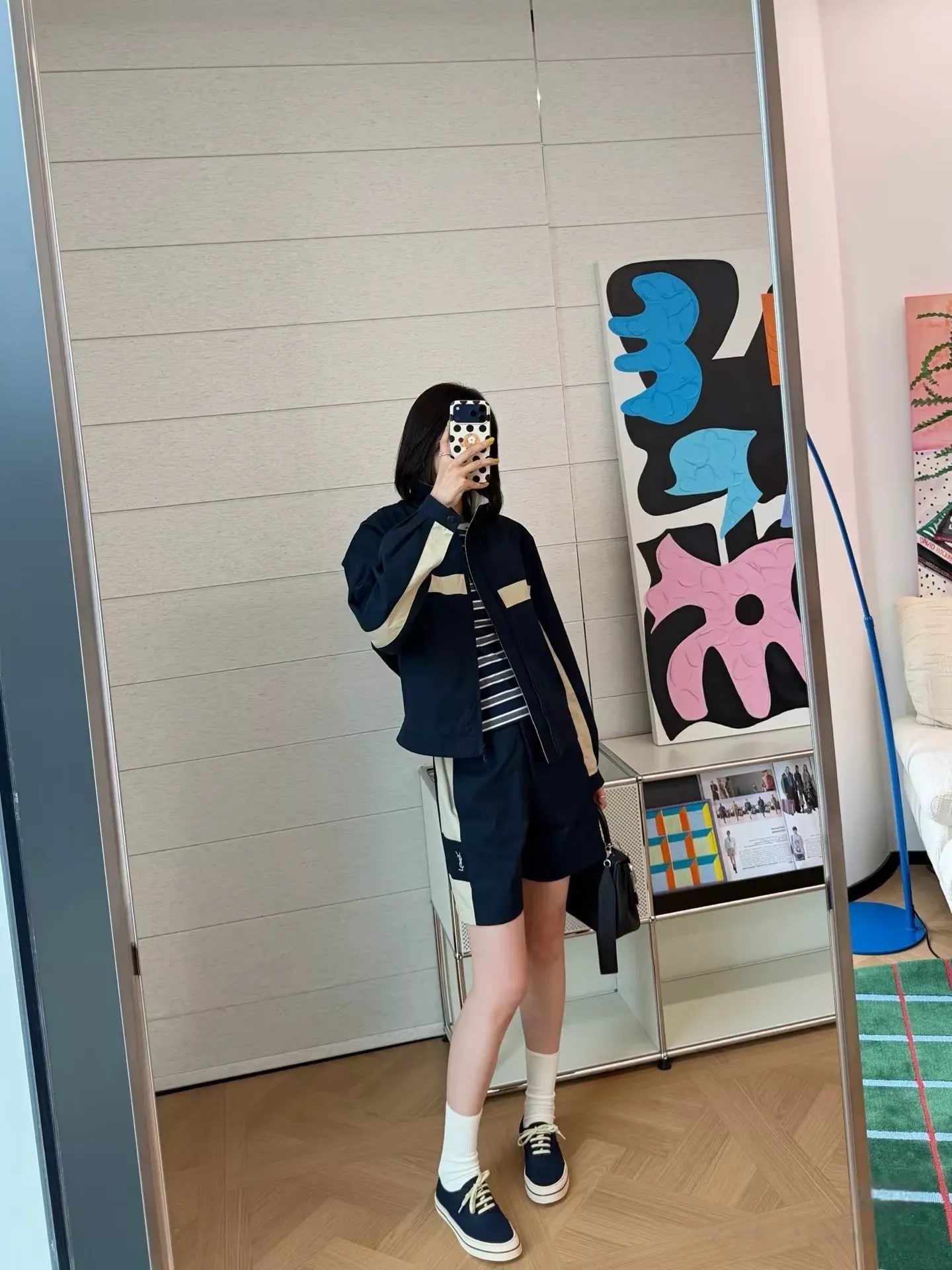 입생로랑 삼방 우븐 여성용 하프 팬츠 상세 이미지 64