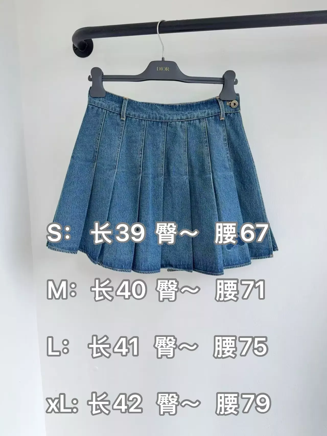 버버리 자수 포인트 코튼 여성용 미니 스커트 상세 이미지 10