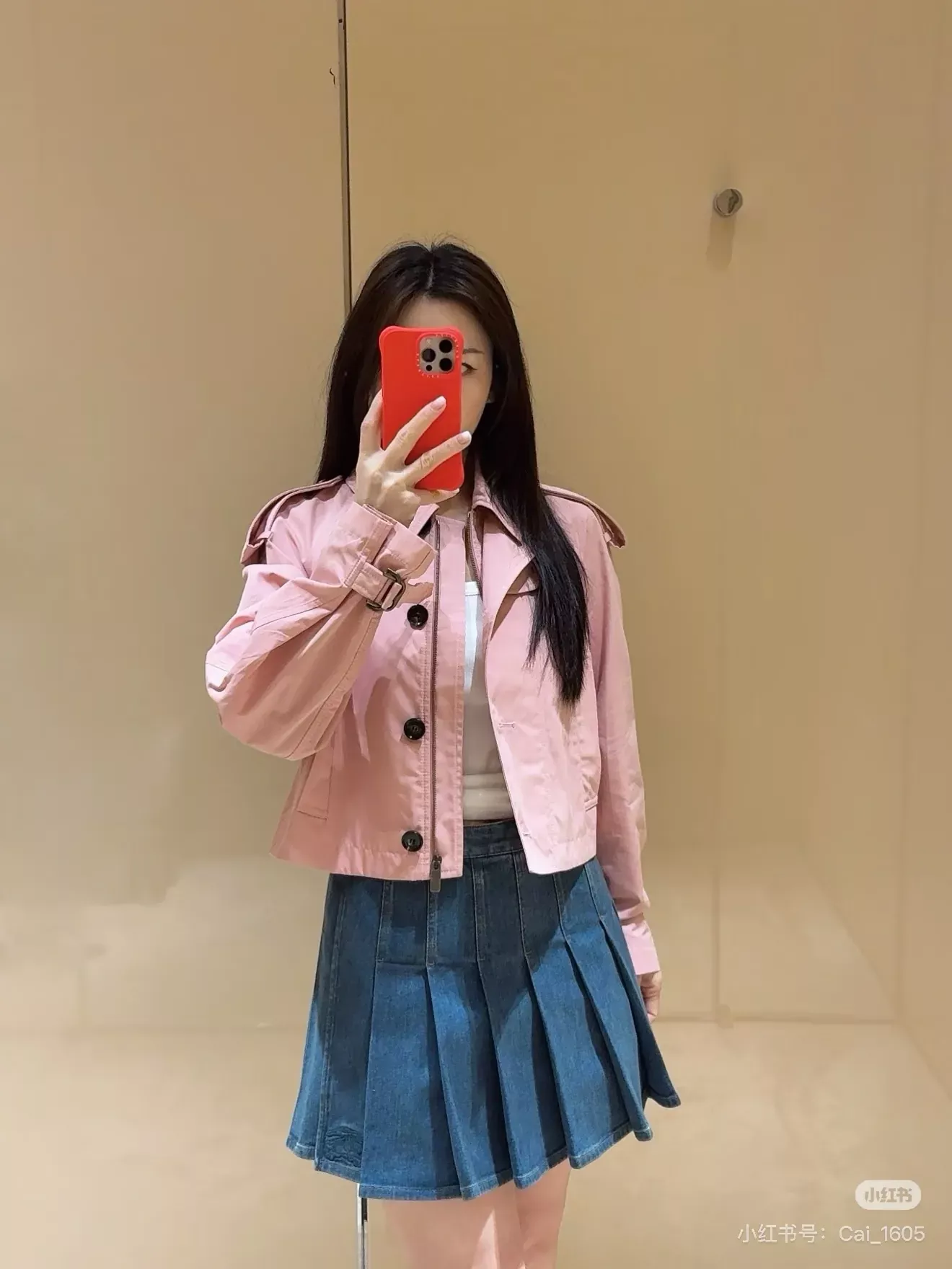 버버리 자수 포인트 코튼 여성용 미니 스커트 상세 이미지 29