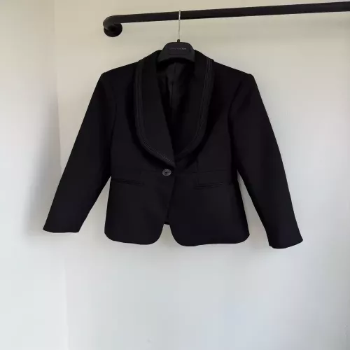 루이비통 혼방 싱글 버튼 여성용 정장 재킷