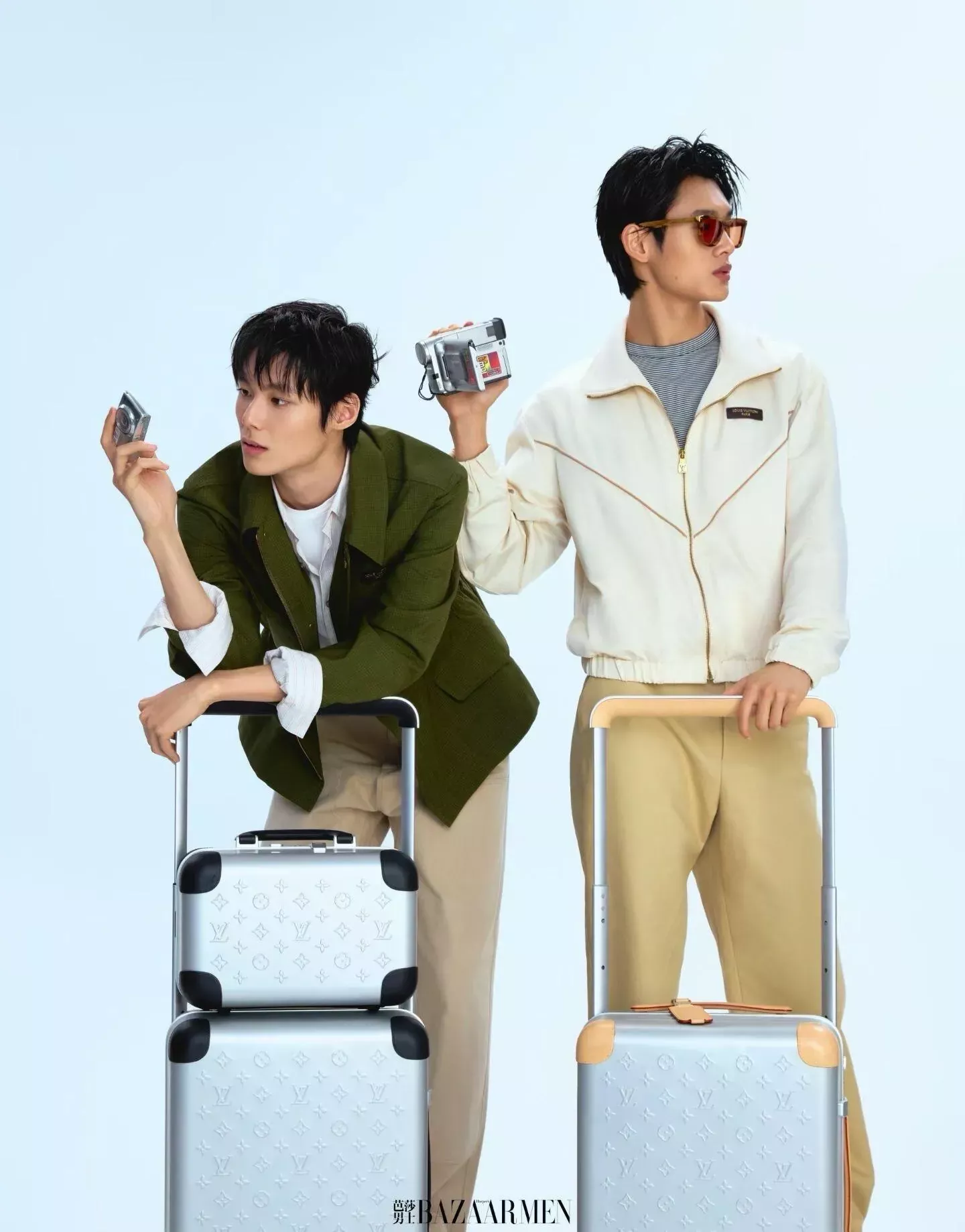 루이비통 새틴 집업 남녀공용 집업 재킷 상세 이미지 30
