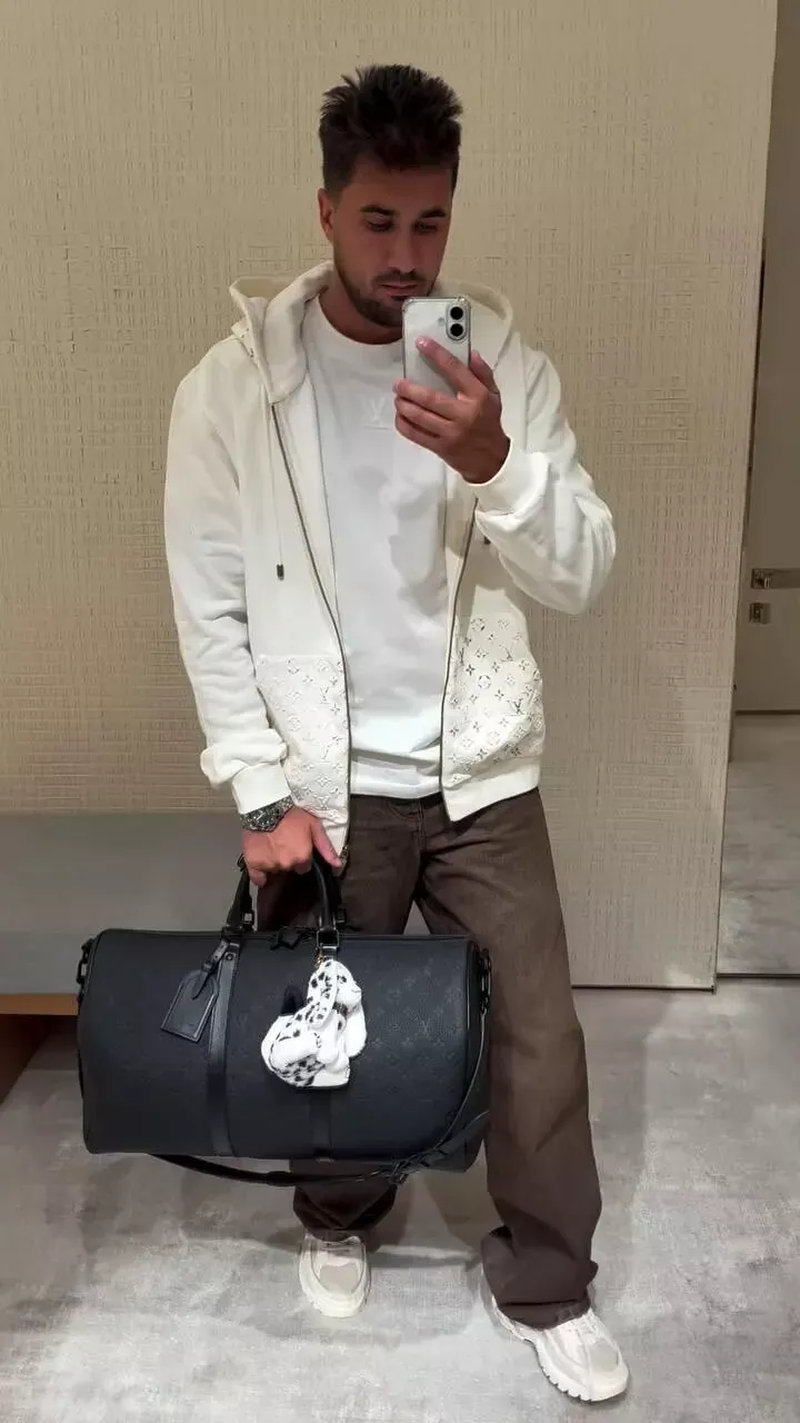 루이비통 반사 디테일 집업 후드 남녀공용 후드 재킷 상세 이미지 17