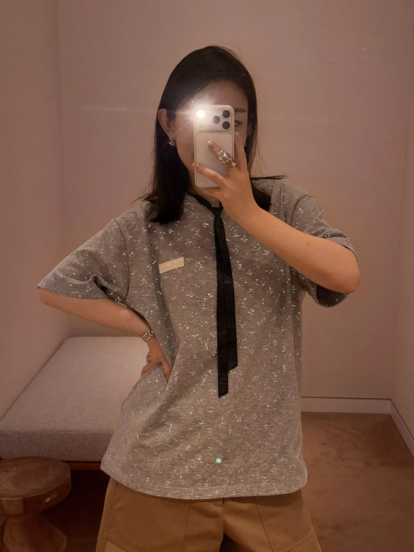 루이비통 모노그램 리플렉티브 반소매 티셔츠 상세 이미지 22