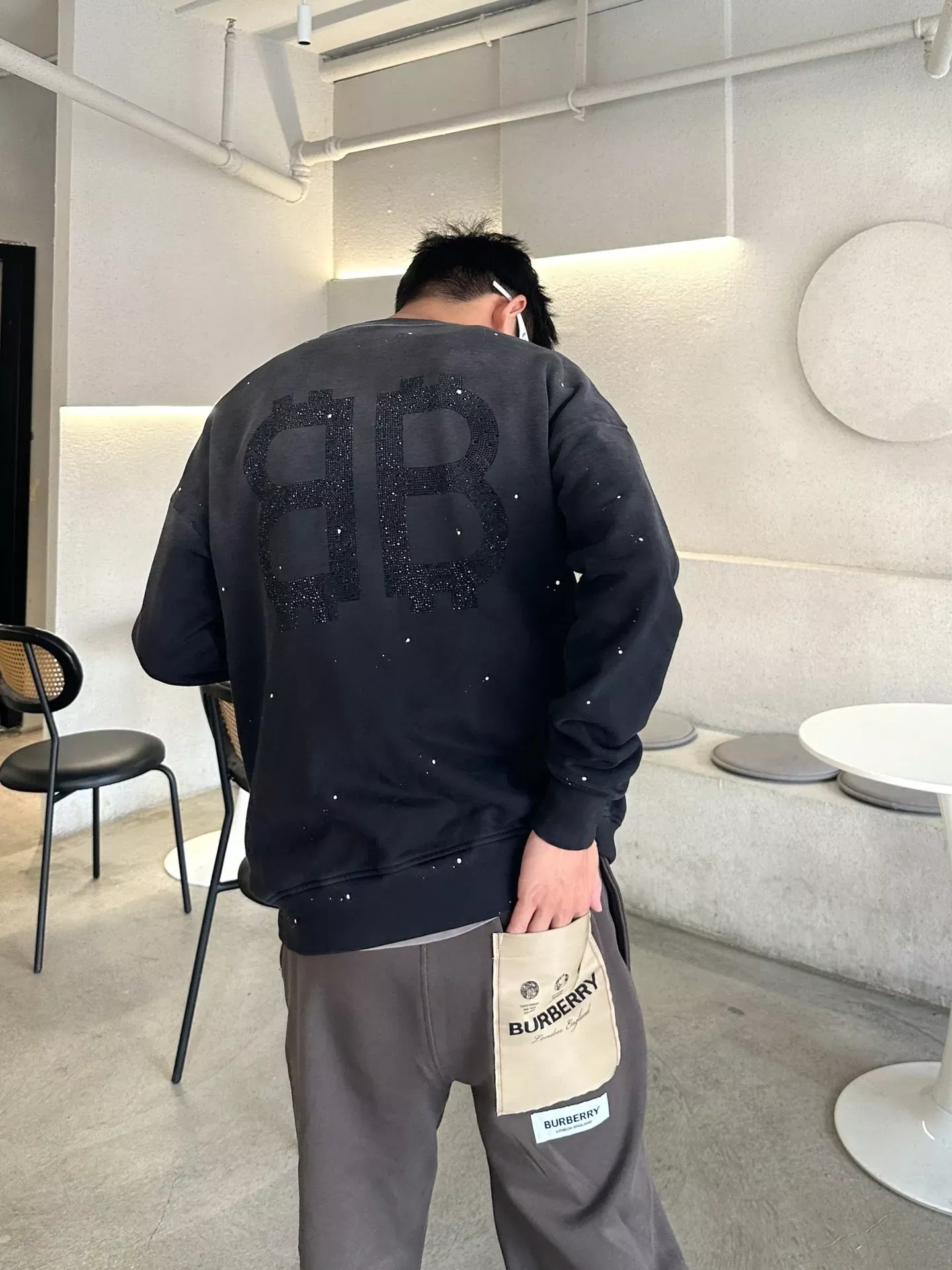 버버리 드로스트링 조거 남녀공용 트레이닝 팬츠 상세 이미지 16