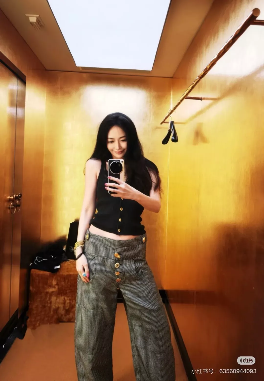 스키아파렐리 빈티지 금장 디테일 여성용 정장 세트 상세 이미지 32