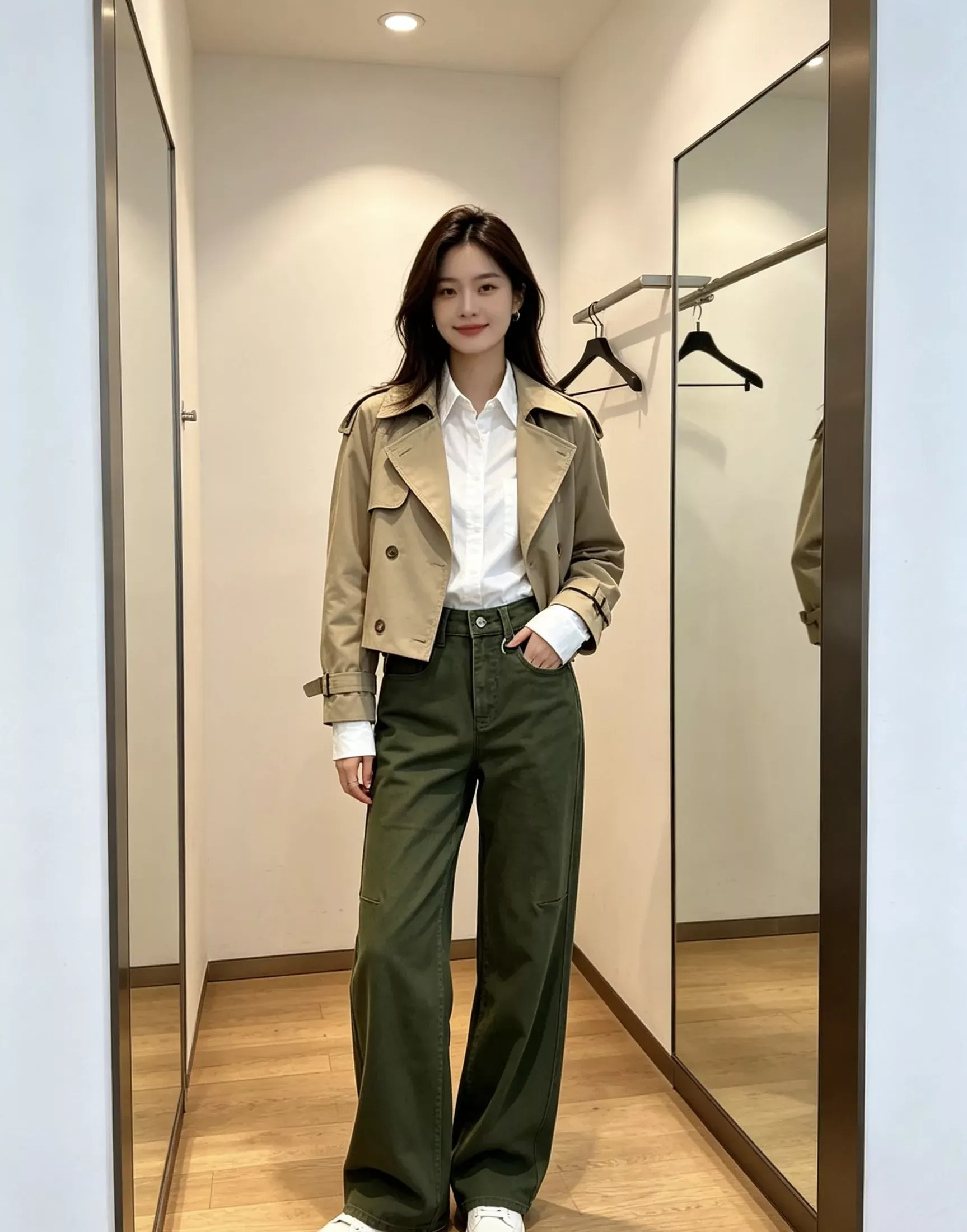 브루넬로쿠치넬리 하이웨이스트 와이드 여성용 데님 팬츠 상세 이미지 20