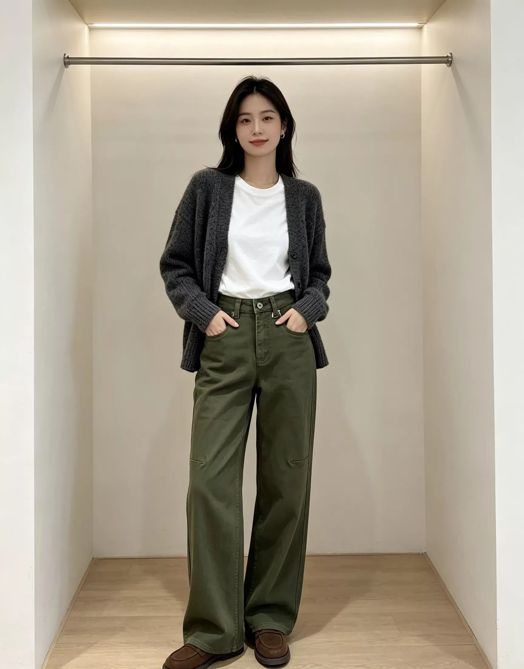 브루넬로쿠치넬리 하이웨이스트 와이드 여성용 데님 팬츠 상세 이미지 23