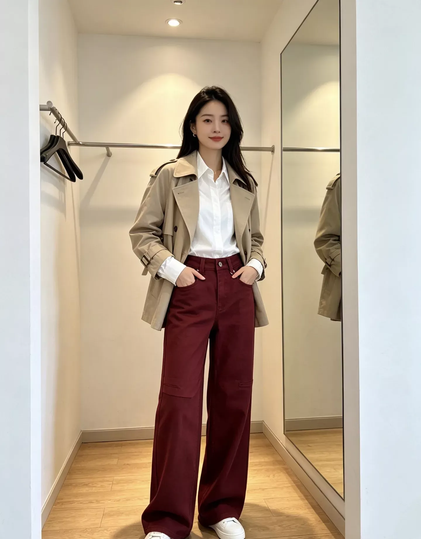 브루넬로쿠치넬리 하이웨이스트 와이드 여성용 데님 팬츠 상세 이미지 25