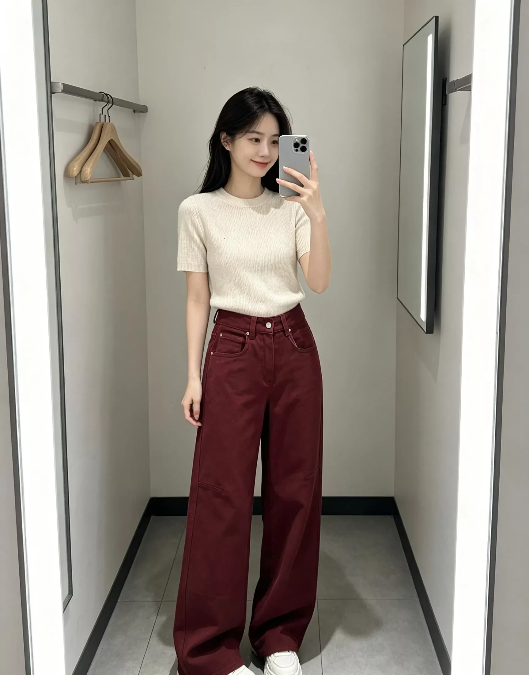 브루넬로쿠치넬리 하이웨이스트 와이드 여성용 데님 팬츠 상세 이미지 26