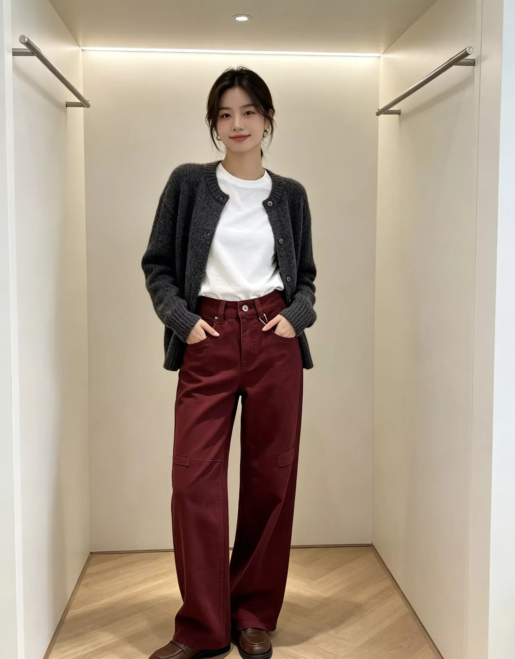 브루넬로쿠치넬리 하이웨이스트 와이드 여성용 데님 팬츠 상세 이미지 27