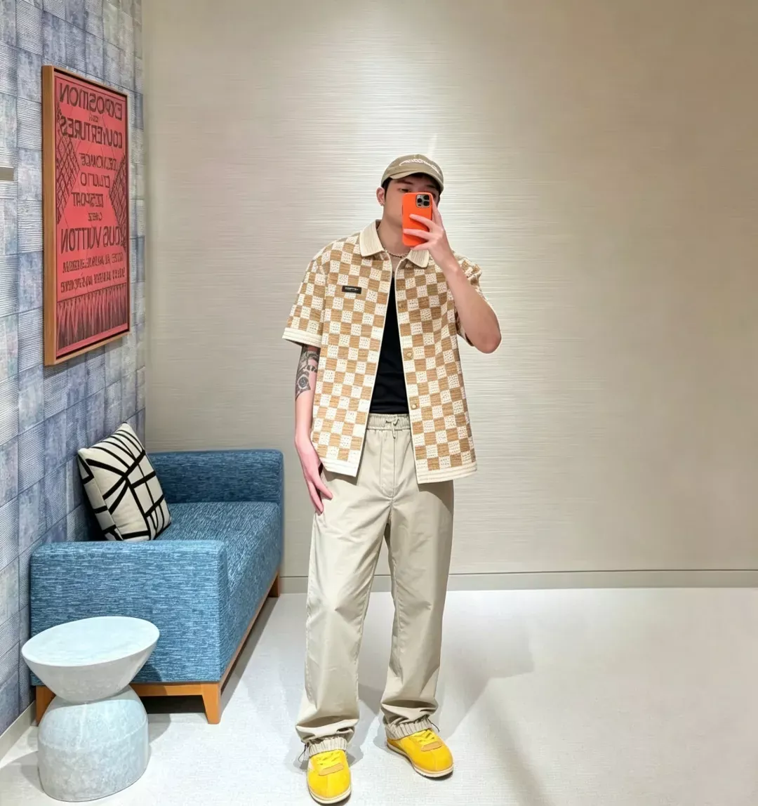 루이비통 나일론 드로스트링 트레이닝 팬츠 상세 이미지 12