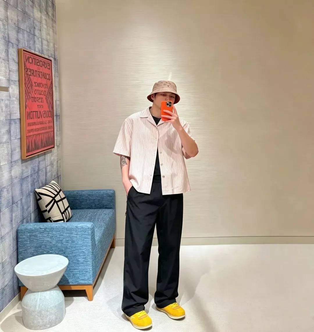 루이비통 나일론 드로스트링 남녀공용 트레이닝 팬츠 상세 이미지 13