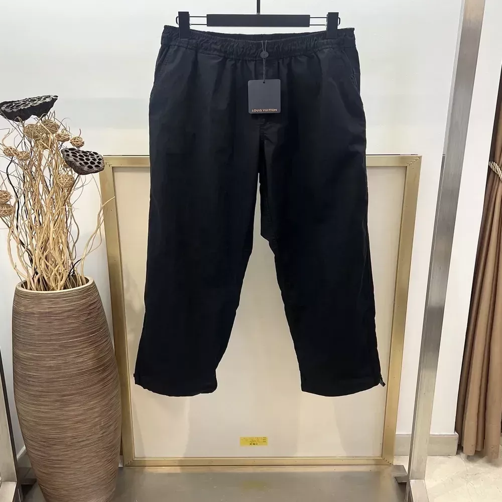 루이비통 나일론 드로스트링 남녀공용 트레이닝 팬츠
