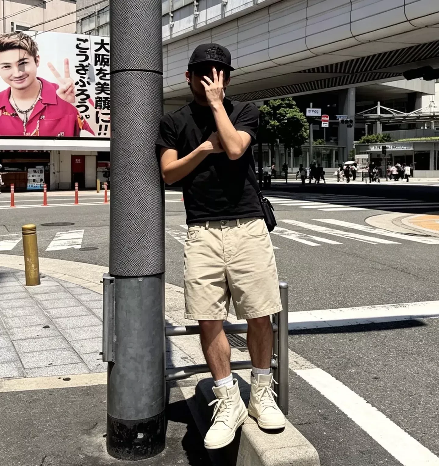 프라다 워싱 데님 공방 스타일 남녀공용 하프 팬츠 상세 이미지 10