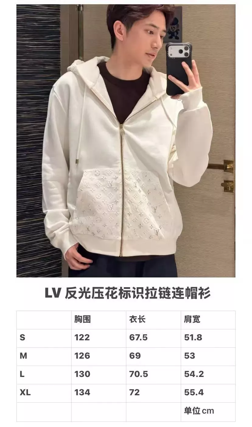 루이비통 반사 엠보 후드 남녀공용 후드 재킷 상세 이미지 19