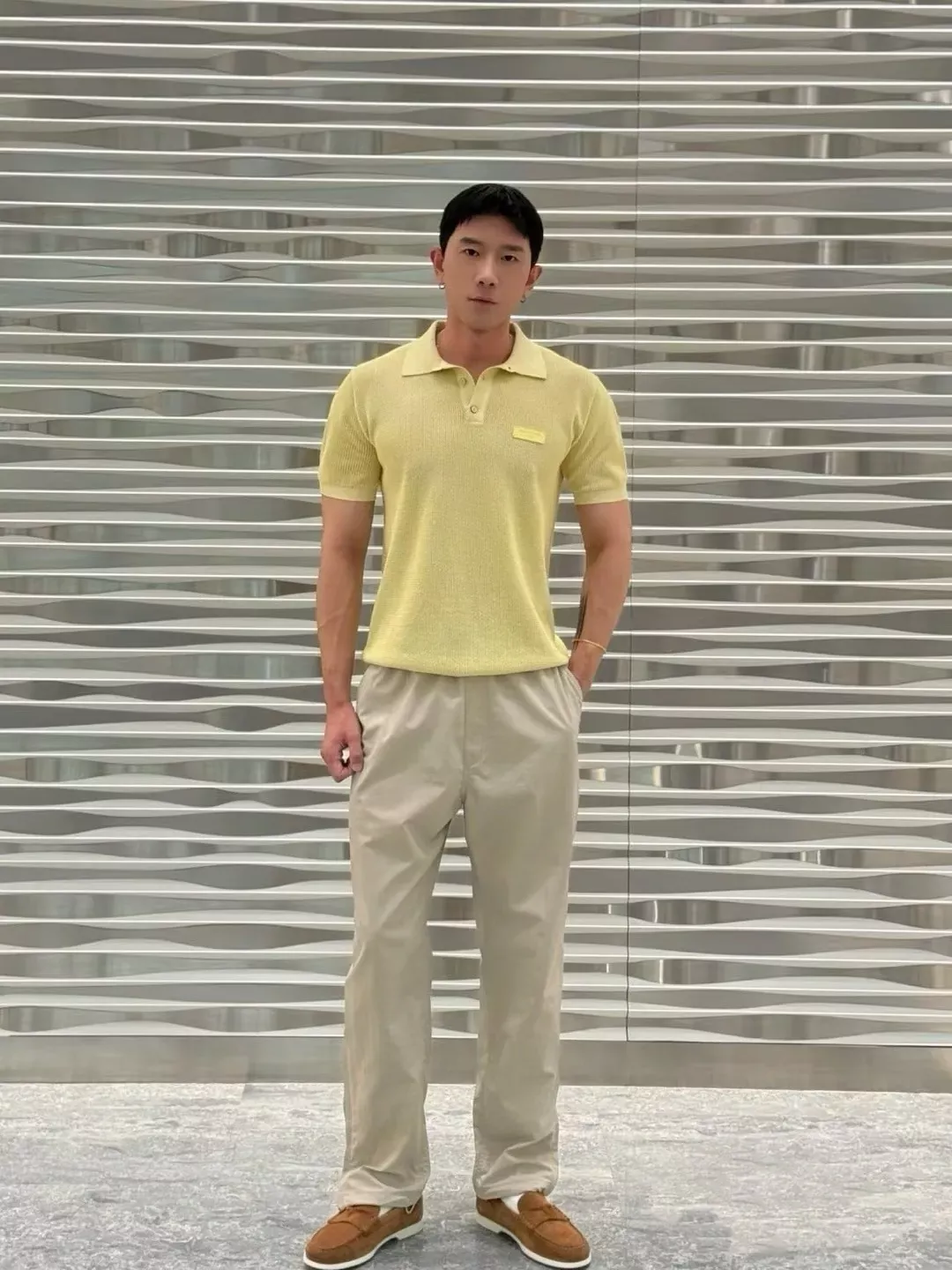 루이비통 나일론 와이드 드로스트링 남녀공용 캐쥬얼 팬츠 상세 이미지 11