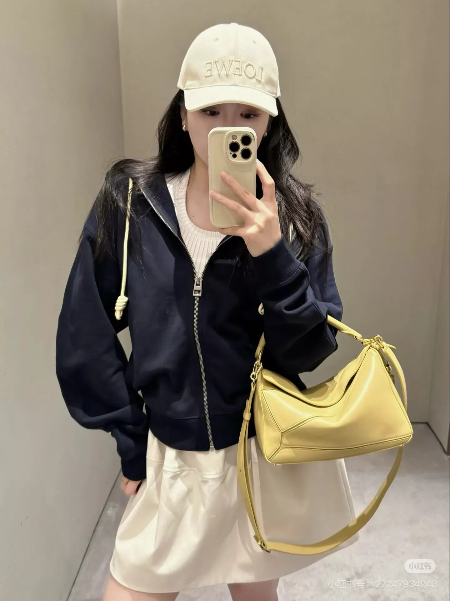 로에베 자수 루프 코튼 남녀공용 후드 재킷 상세 이미지 12