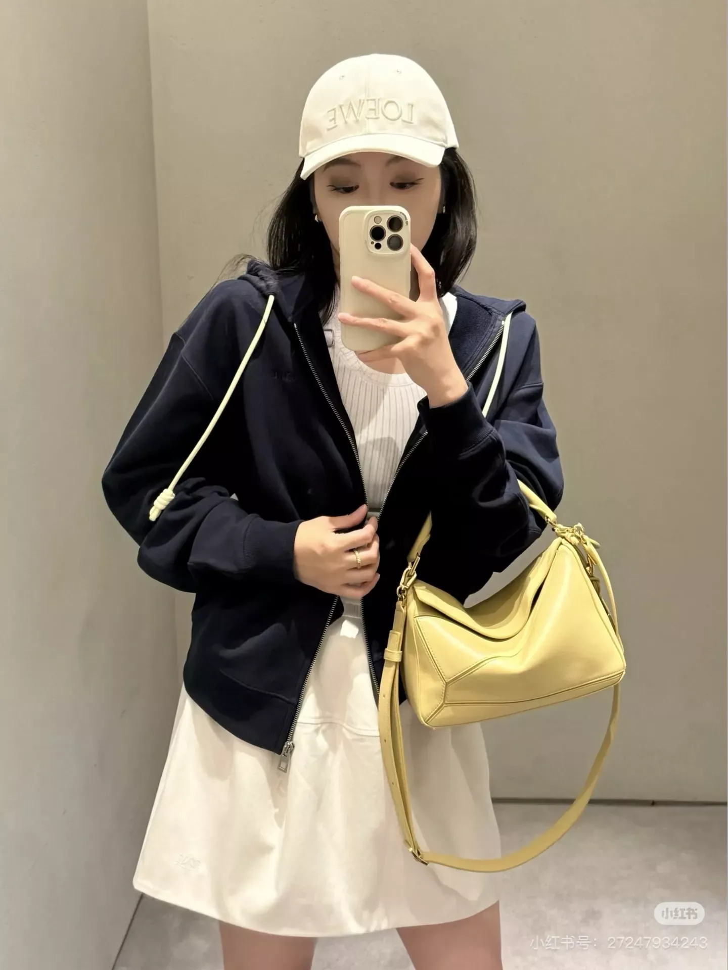 로에베 자수 루프 코튼 남녀공용 후드 재킷 상세 이미지 13