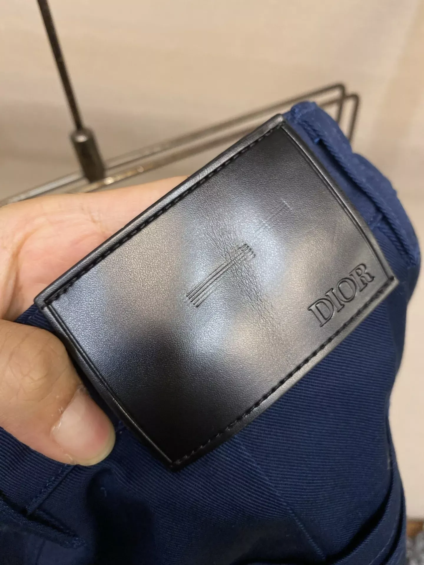 디올 자수 로고 루즈핏 남녀공용 캐쥬얼 팬츠 상세 이미지 10