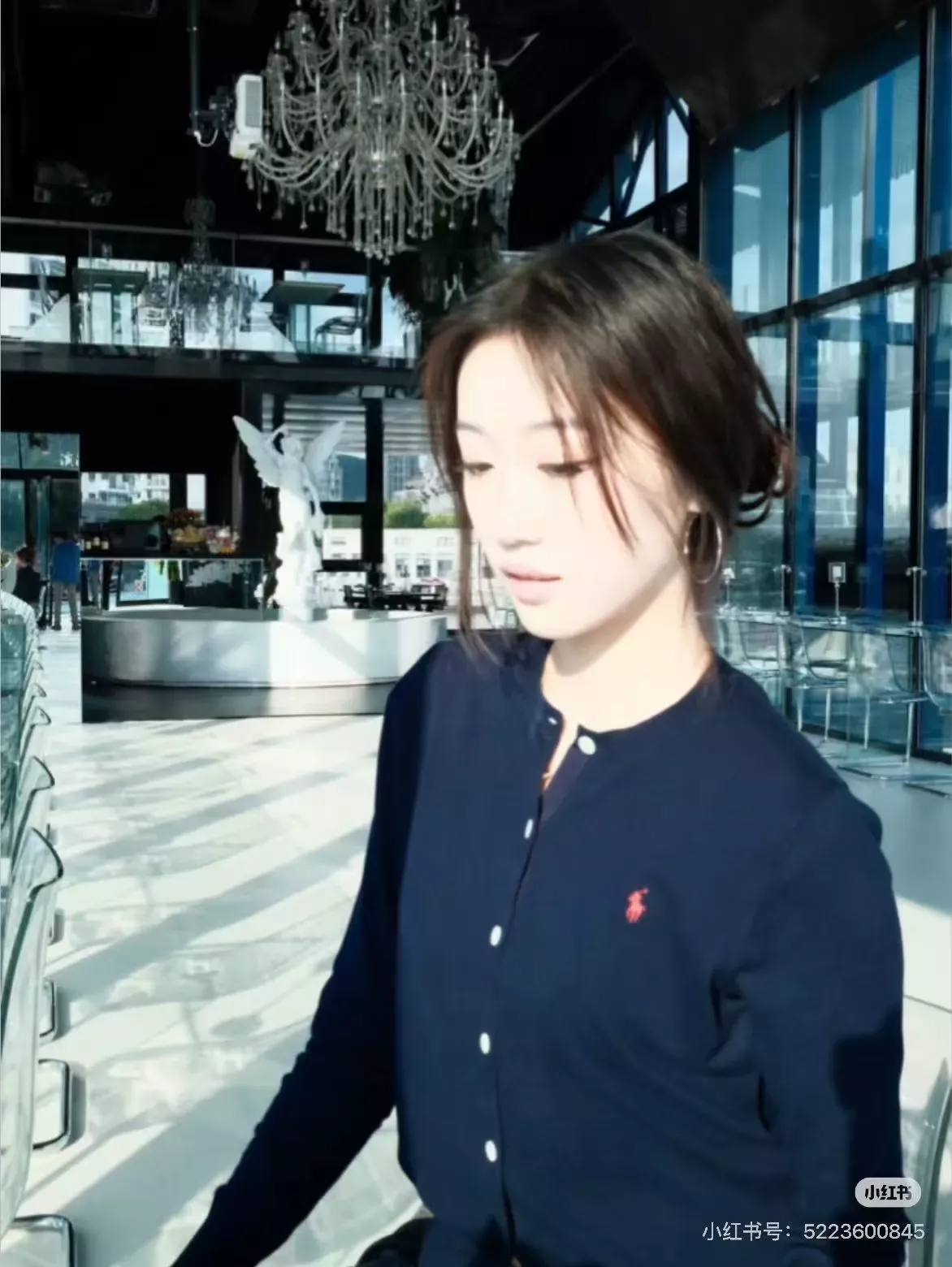 랄프로렌 포니 자수 니트 여성용 긴소매 가디건 상세 이미지 14