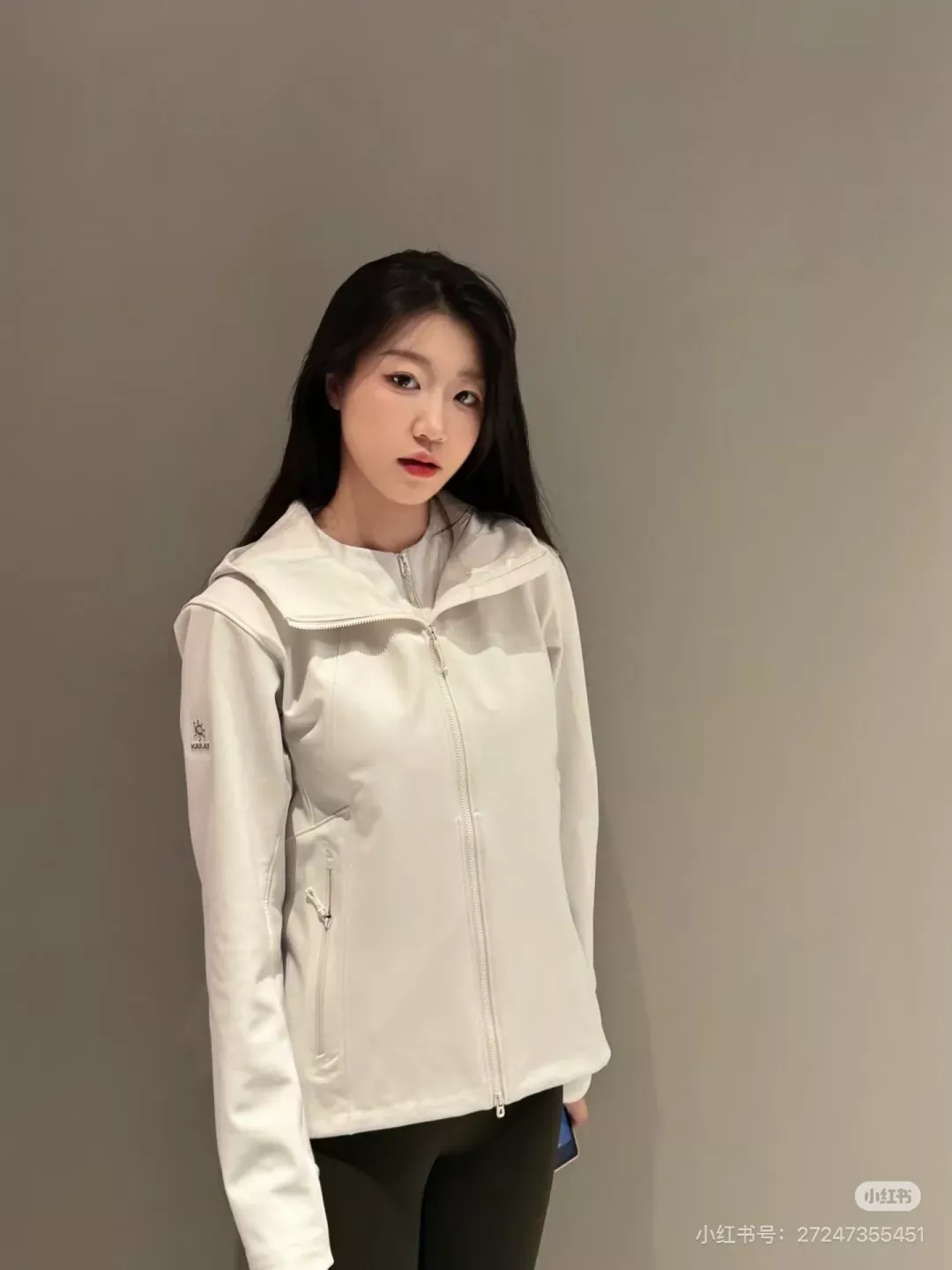 카일라스 입체 재단 방풍 여성용 후드 재킷 상세 이미지 15