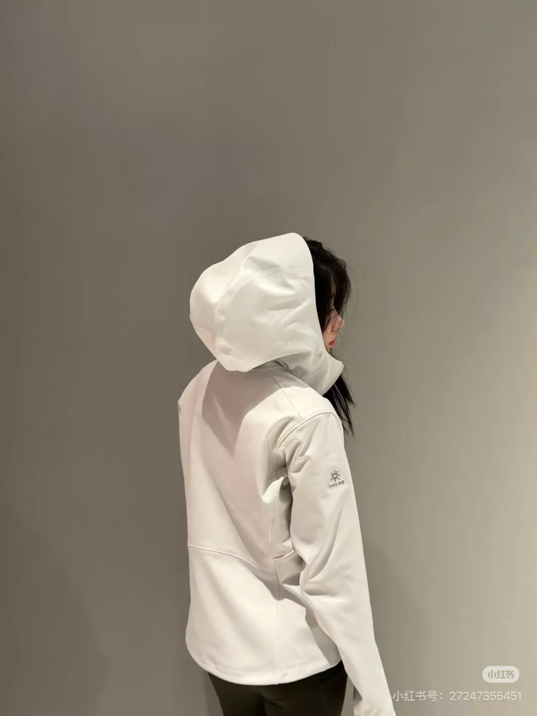 카일라스 입체 재단 방풍 여성용 후드 재킷 상세 이미지 16