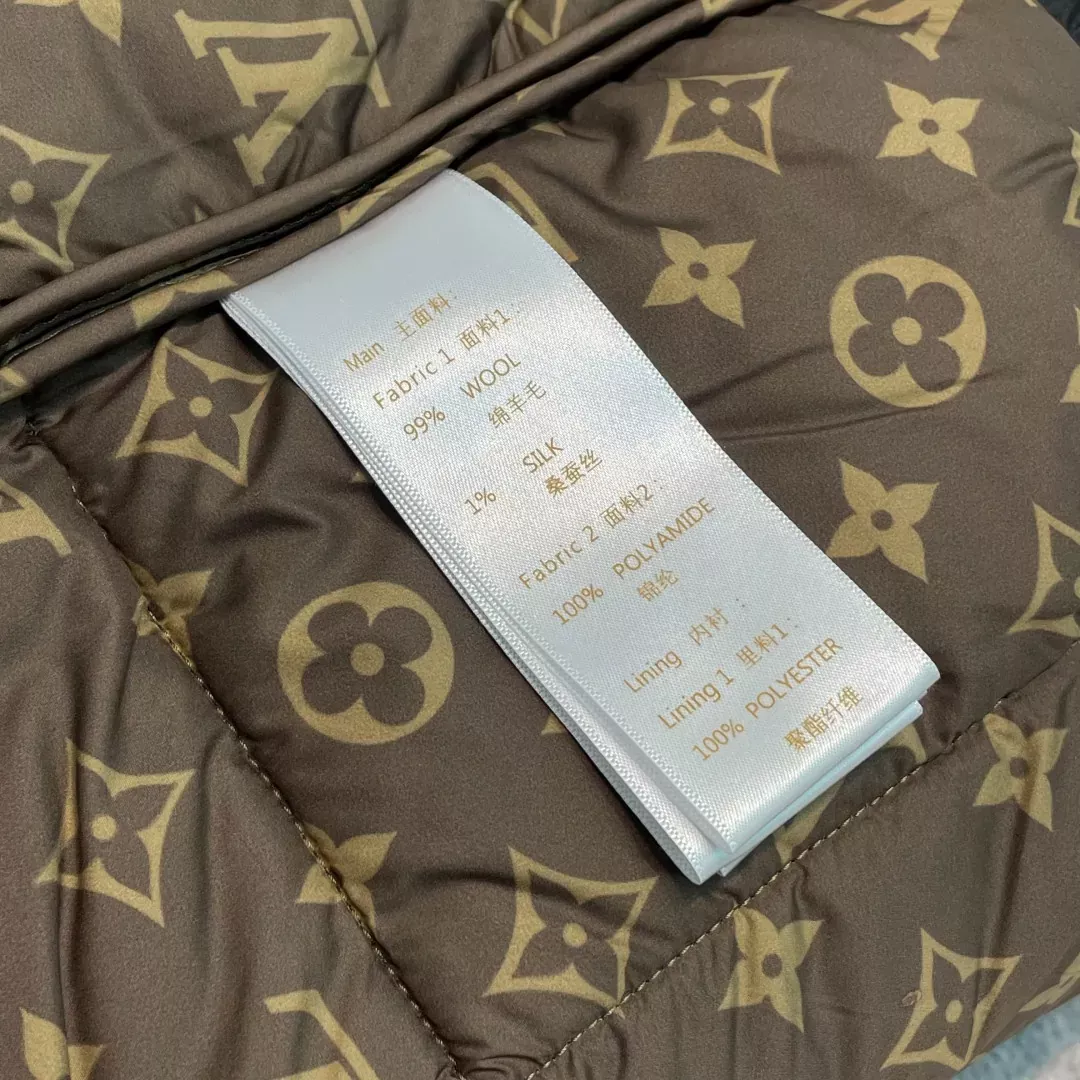 루이비통 나일론 퀼팅 스트링 여성용 쇼트 패딩 상세 이미지 20