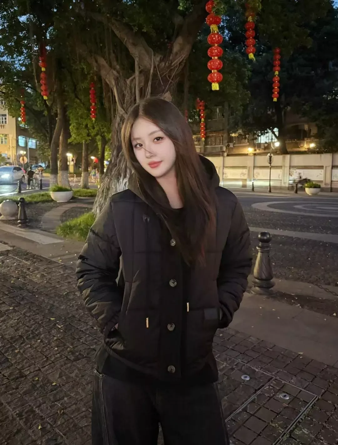 루이비통 나일론 퀼팅 스트링 여성용 쇼트 패딩 상세 이미지 27